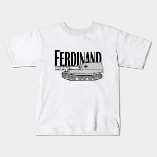 Ferdinand Tank Destoyer Kids T-Shirt